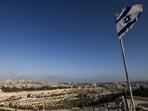 An Israeli flag flies on the Mount of Olives overlooking the Al Aqsa mosque compound and the city skyline in Jerusalem on April 19, 2024. US media quoted officials saying Israel had carried out retaliatory strikes on its arch-rival Iran, while Iran's state media reported explosions in the central province of Isfahan. An Israeli flag flies on the Mount of Olives overlooking the Al Aqsa mosque compound and the city skyline in Jerusalem on April 19, 2024. US media quoted officials saying Israel had carried out retaliatory strikes on its arch-rival Iran, while Iran's state media reported explosions in the central province of Isfahan.