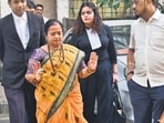 Former Mumbai Mayor Kishori Pednekar leaves after an inquiry from the Enforcement Directorate (ED) office in connection with the Covid body bag scam case. (Photo by Bhushan Koyande/HT Photo) Former Mumbai Mayor Kishori Pednekar leaves after an inquiry from the Enforcement Directorate (ED) office in connection with the Covid body bag scam case. (Photo by Bhushan Koyande/HT Photo)
