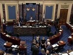 Democratic leader Rep. Hakeem Jeffries said that he spoke with Republican Speaker Mike Johnson on Thursday night to ensure the bill would clear the Rules Committee. (File) Democratic leader Rep. Hakeem Jeffries said that he spoke with Republican Speaker Mike Johnson on Thursday night to ensure the bill would clear the Rules Committee. (File)