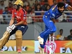 Ashutosh Sharma paddle-swept Jasprit Bumrah for a six. Ashutosh Sharma paddle-swept Jasprit Bumrah for a six.