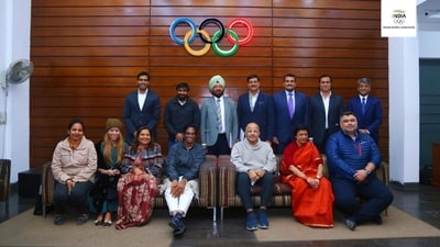 The executive committee (EC) of the Indian Olympic Association (IOA) (IOA) The executive committee (EC) of the Indian Olympic Association (IOA) (IOA)