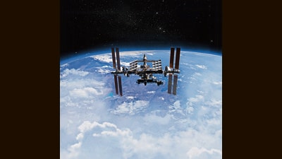 A view of the International Space Station in orbit around Earth. (NASA) A view of the International Space Station in orbit around Earth. (NASA)
