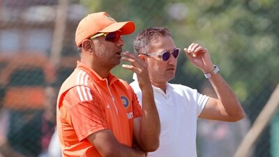 India's coach Rahul Dravid and BCCI chief selector Ajit Agarkar during the Test series against England (ANI ) India's coach Rahul Dravid and BCCI chief selector Ajit Agarkar during the Test series against England (ANI )