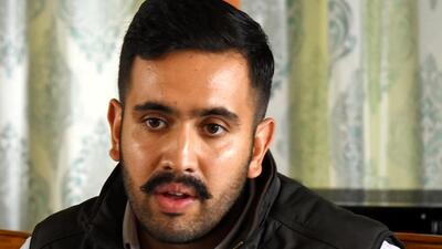 Congress’ Mandi candidate for the Lok Sabha polls Vikramaditya Singh. (HT File) Congress’ Mandi candidate for the Lok Sabha polls Vikramaditya Singh. (HT File)