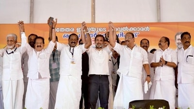 Congress leader Rahul Gandhi in Kerala’s Kannur on Thursday. (X) Congress leader Rahul Gandhi in Kerala’s Kannur on Thursday. (X)