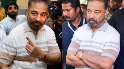 Kamal Haasan looked like he meant business, given that he has his own political party and was recently campaigning for it. (X) Kamal Haasan looked like he meant business, given that he has his own political party and was recently campaigning for it. (X)