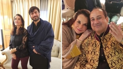 Mumtaz meets Fawad Khan and Rahat Fateh Ali Khan in Pakistan Mumtaz meets Fawad Khan and Rahat Fateh Ali Khan in Pakistan