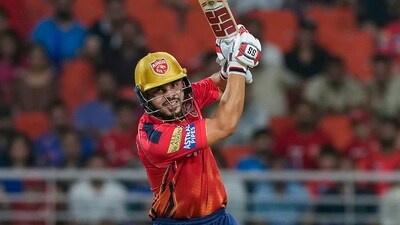 Punjab Kings batter Ashutosh Sharma plays a shot during the Indian Premier League (IPL) 2024 cricket match between Punjab Kings (PBKS) and Mumbai Indians (MI) (PTI) Punjab Kings batter Ashutosh Sharma plays a shot during the Indian Premier League (IPL) 2024 cricket match between Punjab Kings (PBKS) and Mumbai Indians (MI) (PTI)