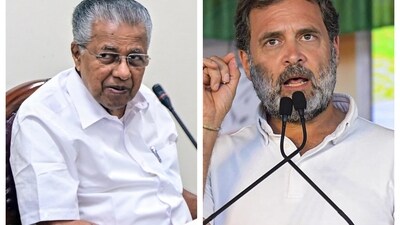 Pinarayi Vijayan and Rahul Gandhi have been at loggerheads for many weeks now though the Left is part of the Congress-led INDIA bloc. Pinarayi Vijayan and Rahul Gandhi have been at loggerheads for many weeks now though the Left is part of the Congress-led INDIA bloc.