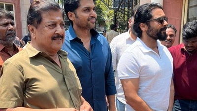 Suriya and Karthi came to vote with their father Sivakumar. Karthi spoke to the press and said, "People should know their candidates and come to vote without thinking today is a holiday." (X/ANI) Suriya and Karthi came to vote with their father Sivakumar. Karthi spoke to the press and said, "People should know their candidates and come to vote without thinking today is a holiday." (X/ANI)