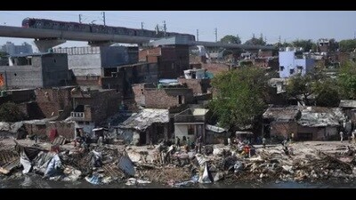 The Akbar Nagar locality in Lucknow (HT File Photo)