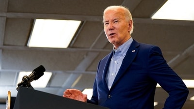 Joe Biden is being mocked after mixing up Haifa and Rafah during an interview on the Gaza conflict (REUTERS/Elizabeth Frantz/File Photo) (REUTERS)