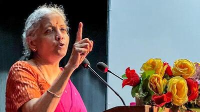 Union finance minister Nirmala Sitharaman. Union finance minister Nirmala Sitharaman.
