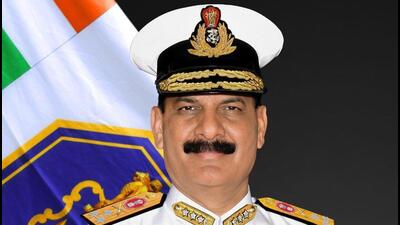 Vice Admiral Dinesh K Tripathi. (Sourced image.) Vice Admiral Dinesh K Tripathi. (Sourced image.)