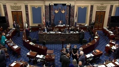 Democratic leader Rep. Hakeem Jeffries said that he spoke with Republican Speaker Mike Johnson on Thursday night to ensure the bill would clear the Rules Committee. (File) Democratic leader Rep. Hakeem Jeffries said that he spoke with Republican Speaker Mike Johnson on Thursday night to ensure the bill would clear the Rules Committee. (File)