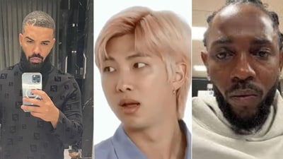 BTS RM tries to act as a 'peacemaker' in the Drake vs. Kendrick Lamar rap beef; Armys poke fun (Pic credit: Drake, Lamar Instagram )