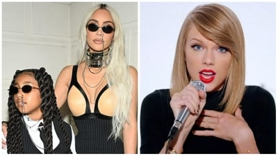 Kim Kardashian and North West shared a video on TikTok dancing to Taylor Swift's Shake It Off.