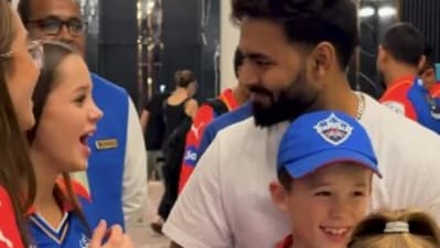 DC shared a wholesome video of Rishabh Pant.
