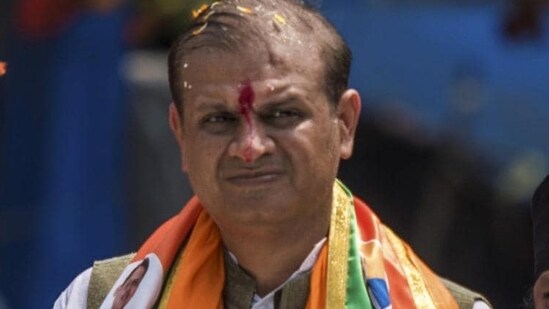 The Mahayuti rally was held for BJP candidate Mihir Kotecha at Bhandup on Thursday evening. (HT FILE)