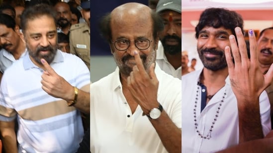 Celebs cast their vote in Tamil Nadu for Lok Sabha Elections 2024