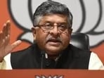 BJP leader Ravi Shankar Prasad. (File photo) BJP leader Ravi Shankar Prasad. (File photo)