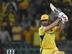 M S Dhoni of of Chennai Super Kings in action. M S Dhoni of of Chennai Super Kings in action.