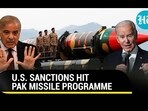U.S. SANCTIONS HIT PAK MISSILE PROGRAMME U.S. SANCTIONS HIT PAK MISSILE PROGRAMME
