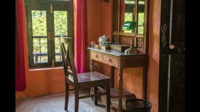 A room at The Mirage, a homestay built in Andretta in 1948. It housed Prithviraj Kapoor’s drama teacher, Jai Dayal. The two would spend years in Andretta, immersed in theatre, before Kapoor moved on to make films, and make history, in Bombay. (Courtesy The Mirage) A room at The Mirage, a homestay built in Andretta in 1948. It housed Prithviraj Kapoor’s drama teacher, Jai Dayal. The two would spend years in Andretta, immersed in theatre, before Kapoor moved on to make films, and make history, in Bombay. (Courtesy The Mirage)