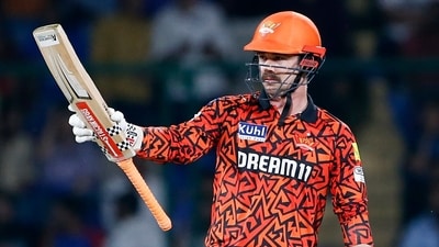 Sunrisers Hyderabad's Travis Head celebrates his half-century during the match against Delhi Capitals (ANI ) Sunrisers Hyderabad's Travis Head celebrates his half-century during the match against Delhi Capitals (ANI )