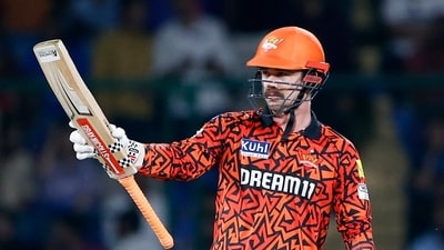 Travis Head set the stage on fire with a 16-ball half-century as Sunrisers Hyderabad posted 266/7 in 20 overs. He was named Player of the Match for his 89-run knock. (ANI ) Travis Head set the stage on fire with a 16-ball half-century as Sunrisers Hyderabad posted 266/7 in 20 overs. He was named Player of the Match for his 89-run knock. (ANI )