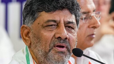 Dy CM D K Shivakumar. (PTI) Dy CM D K Shivakumar. (PTI)