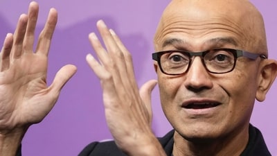 Microsoft CEO Satya Nadella has inked a deal with Abu Dhabi-based G42, a company linked to OpenAI. (AP) Microsoft CEO Satya Nadella has inked a deal with Abu Dhabi-based G42, a company linked to OpenAI. (AP)