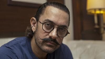 New Delhi, India - Indian actor Aamir Khan poses for HT City interview at the Le Meridien Hotel on Thursday, 08th March. (Photo Jasjeet Plaha/HT) New Delhi, India - Indian actor Aamir Khan poses for HT City interview at the Le Meridien Hotel on Thursday, 08th March. (Photo Jasjeet Plaha/HT)
