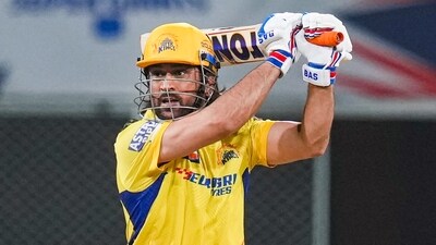 MS Dhoni plays a shot during the Indian Premier League (IPL) 2024 T20 cricket match between Chennai Super Kings and Lucknow Super Giants at Ekana Cricket Stadium (PTI) MS Dhoni plays a shot during the Indian Premier League (IPL) 2024 T20 cricket match between Chennai Super Kings and Lucknow Super Giants at Ekana Cricket Stadium (PTI)