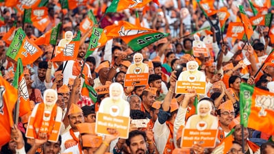 PM Narendra Modi addressed the rally in Chikkaballapur, Karnataka to boost prospects of NDA candidates in the Lok Sabha polls. (PTI) PM Narendra Modi addressed the rally in Chikkaballapur, Karnataka to boost prospects of NDA candidates in the Lok Sabha polls. (PTI)