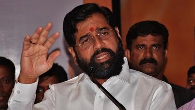 Thane, India - November 07, 2022: Maharashtra Chief Minister Eknath Shinde speaks during the Konkan Festival event, at Savarkar Nagar, Wagle Estate, in Thane, Mumbai, India, on Monday, November 07, 2022. (Praful Gangurde/ HT Photo) (HT PHOTO) Thane, India - November 07, 2022: Maharashtra Chief Minister Eknath Shinde speaks during the Konkan Festival event, at Savarkar Nagar, Wagle Estate, in Thane, Mumbai, India, on Monday, November 07, 2022. (Praful Gangurde/ HT Photo) (HT PHOTO)