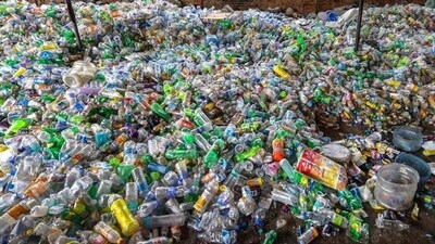 Greenhouse gas emissions during primary plastic production come from burning fossil fuels for heat and electricity. (PTI) Greenhouse gas emissions during primary plastic production come from burning fossil fuels for heat and electricity. (PTI)