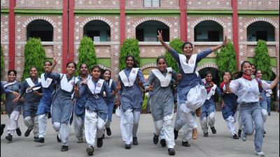 This year, the exams for both Class 10 and Class 12 commenced on February 22 and concluded on March 30, and on Saturday the statewide pass percentage of Class 12 was declared as 82.60 and for Class 10 as 89.55. (Sakib Ali//HT Photo)