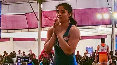 It is India's second quota place for the Paris Games as Antim Panghal had earned a quota in the 53kg category It is India's second quota place for the Paris Games as Antim Panghal had earned a quota in the 53kg category