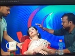 Lopamudra Sinha fainted while reading live news. 