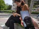 A girl shows a mobile phone where Tik Tok reports problems to be accessed, in Bishkek on April 19, 2024. The ban in Kyrgyzstan -- a small, ex-Soviet country of seven million people -- is just one small part of a global backlash from politicians and regulators to the app's surging popularity. Owned by Chinese group ByteDance, TikTok is embroiled in a string of battles over issues ranging from the mental health effects of the app to the data it allegedly scoops up from users. (Photo by Vyacheslav OSELEDKO / AFP) A girl shows a mobile phone where Tik Tok reports problems to be accessed, in Bishkek on April 19, 2024. The ban in Kyrgyzstan -- a small, ex-Soviet country of seven million people -- is just one small part of a global backlash from politicians and regulators to the app's surging popularity. Owned by Chinese group ByteDance, TikTok is embroiled in a string of battles over issues ranging from the mental health effects of the app to the data it allegedly scoops up from users. (Photo by Vyacheslav OSELEDKO / AFP)