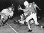 North Carolina State quarterback Roman Gabriel who was the 1969 NFL MVP with the Los Angeles Rams, died Saturday, April 20, 2024. He was 83. (AP Photo/Harold P. Matosian)