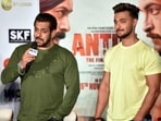 Salman Khan and Aayush Sharma during a promotional event. (File Photo)