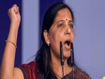 Sunita Kejriwal, wife of jailed Delhi chief minister Arvind Kejriwal