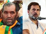 Dalip Singh Rana alias 'The Great Khali' lashed out at Rahul Gandhi.