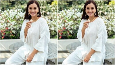 The perfect blend of elegance and style, this outfit is a must-have for your summer wardrobe. You can style it in many different ways and wear it for any occasion, whether it's a work day or a lunch date. (Instagram/@diamirzaofficial) The perfect blend of elegance and style, this outfit is a must-have for your summer wardrobe. You can style it in many different ways and wear it for any occasion, whether it's a work day or a lunch date. (Instagram/@diamirzaofficial)