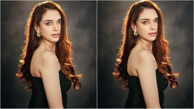 Assisted by celebrity fashion stylist Sanam Ratansi, Aditi accessorised her look with a pair of golden hoop earrings and black heels to complement her stylish look perfectly. (Instagram/@aditiraohydari) Assisted by celebrity fashion stylist Sanam Ratansi, Aditi accessorised her look with a pair of golden hoop earrings and black heels to complement her stylish look perfectly. (Instagram/@aditiraohydari)