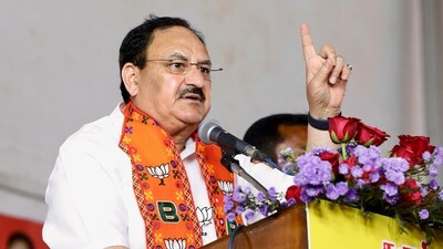 Leaders of INDIA bloc are either in jail or bail: J P Nadda (JP Nadda-X) Leaders of INDIA bloc are either in jail or bail: J P Nadda (JP Nadda-X)