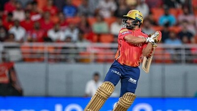 Punjab Kings got off to a good start after winning the toss and choosing to bat first with captain Sam Curran and Prabhsimran Singh putting up an opening stand of 52 runs (AFP)