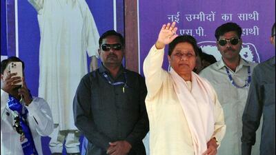 Experts observed it was BSP chief’s attempt to garner votes of these classes besides making an endeavour to retain her party’s core vote bank. (Sakib Ali/HT Photo) Experts observed it was BSP chief’s attempt to garner votes of these classes besides making an endeavour to retain her party’s core vote bank. (Sakib Ali/HT Photo)